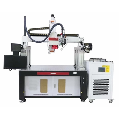 Machine van het de Laserlassen van de brug Automatische Vezel voor het Lassen van Batterijpakken: