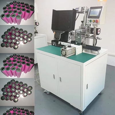 Automatische cilindrische celbatterij opvulmachine 220V batterijpapier plakmachine