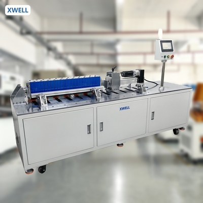 Prismatische lithiumbatterijcellen stapel- en persmachine