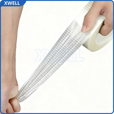 Fiberglass Mesh Tape 0.15mm Thick 5cm Width Hot Melt Adhesive