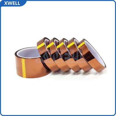 Heat Resistant Polyimide Film Tape High Temperature Single Sided Tape With Die Cutting, Gold Finger High Temperature Tape for Circuit Board Solder Mask Heat Resistance and Battery Insulation