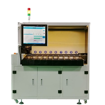 Het cilindrische Materiaal van de Lithiumbatterij, 10 Kanaal Automatische Sorteermachine