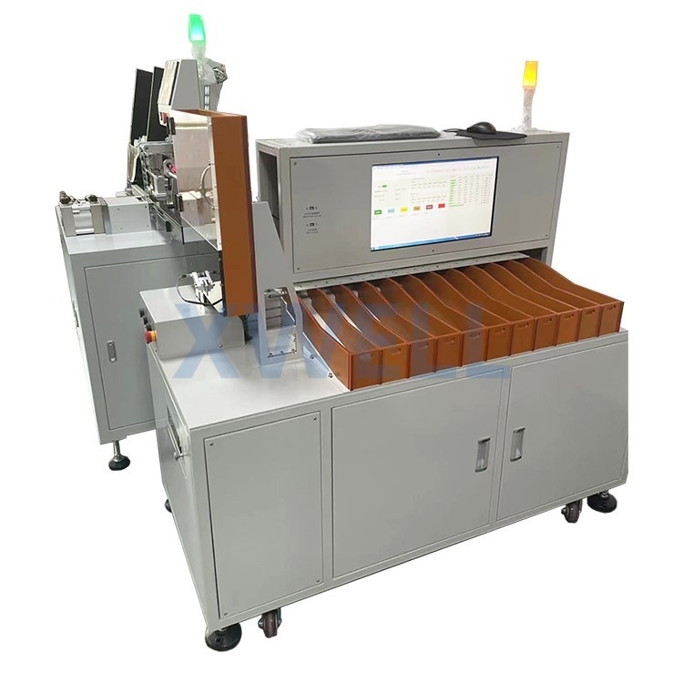 Automatische batterijstok en sorteermachine 11 kanalen voor 18650 26650 21700