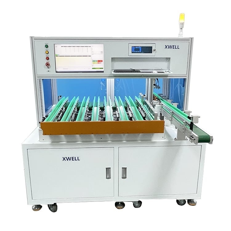Laboratorium batterijcellen classificatie machine 8 kanalen voor 18650 en 21700 cellen