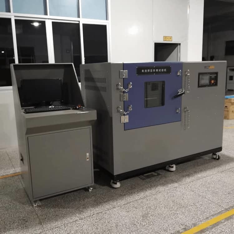 Batterije-extrusie-naaldpunch geïntegreerde machine Verticaal type