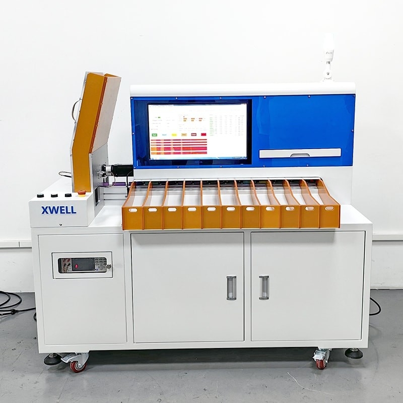 11 kanaal Lithium-ion batterij IR Spanningssorting apparatuur Cylindrische cel Interne weerstand Testing Sorter Machine