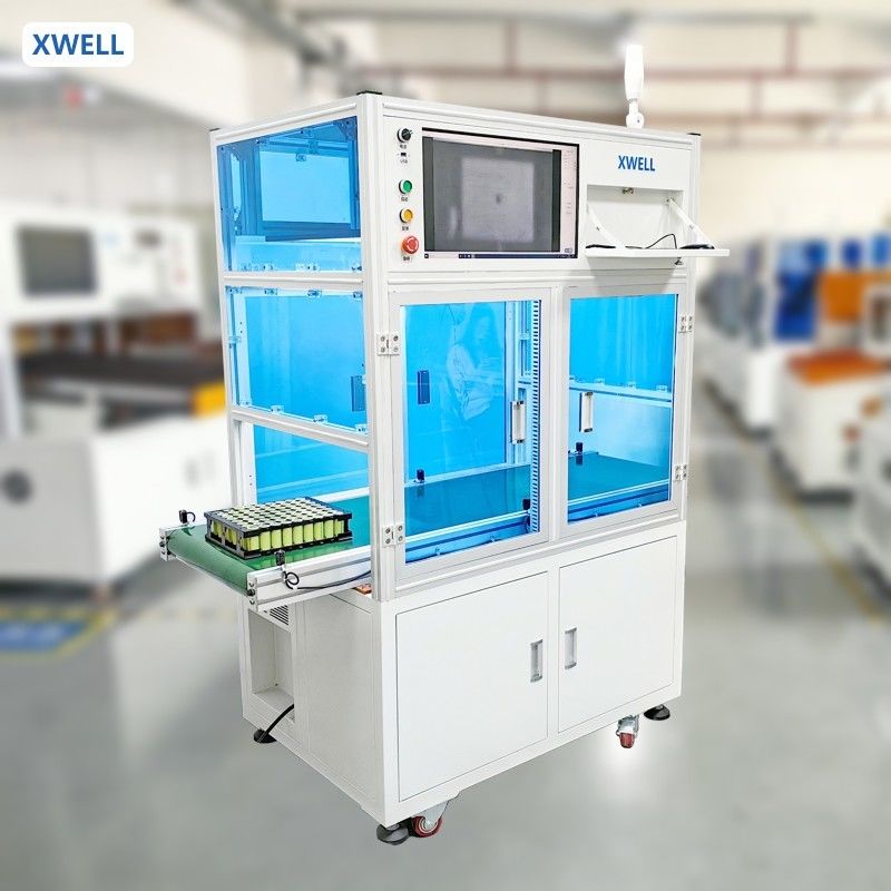 Cylindrische batterij Positieve en negatieve visuele inspectie machine Cylindrische batterij pak polariteit detectie CCD tester