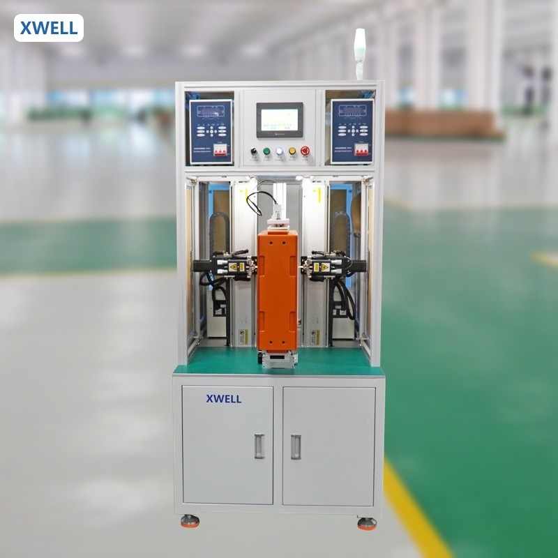 Hoge Nauwkeurigheid Automatische Dubbelzijdige Batterij Tab Spot Lasmachine Met Touchscreen Interface