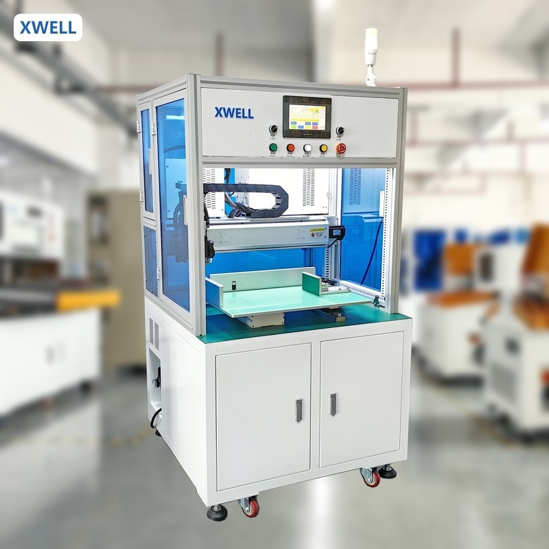 Automatische 5000A/8000A eenzijdige batterij tab spot lasmachine voor cilindrische batterij pak las