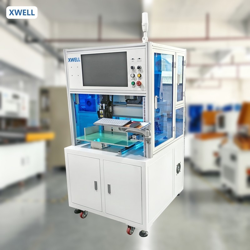 Automatic 18650 Battery Cells Single-Side Spot Welding Machine For Cylindrical Battery Pack Assembly