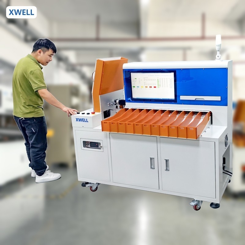 11 kanaals batterij sorteermachine met touchscreen voor 18650 21700 cel