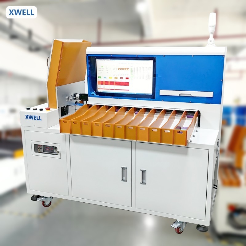 Automatische 11-kanaals batterij sorter sorteermachine voor het plakken van cilindrische cel