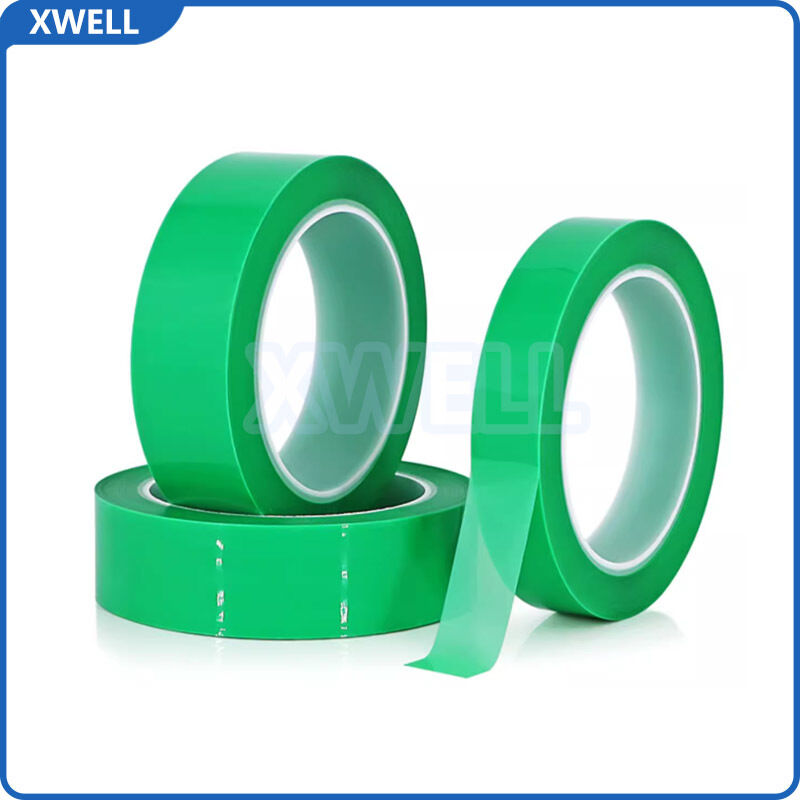 Green Battery Termination Tape: PET Insulation & Fixation for Lithium Battery Cells & Tabs