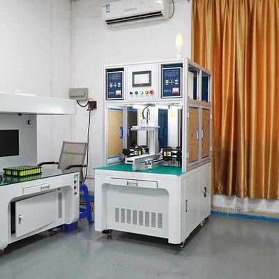 Goede prijs Automatische Rotary Head Spot Welder Double Sides Battery Pack Spot Welding Machine Met DC Inverter online