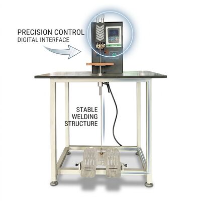 Goede prijs MD-MND5000 Pneumatische Batterij Pack Lasmachine 5000A Inverter Spot Lasmachine met Grote Tafel online