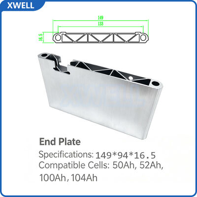 Goede prijs Prismatische Batterij Eindplaat Aluminium Extrusie Proces met Speciale Terminals 100Ah 280Ah 314Ah LiFePO4 online